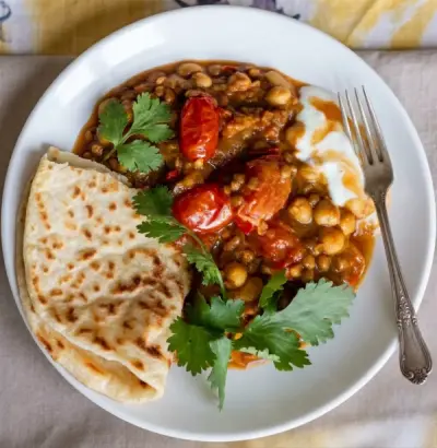 Image of Lentil and ChickPea Curry